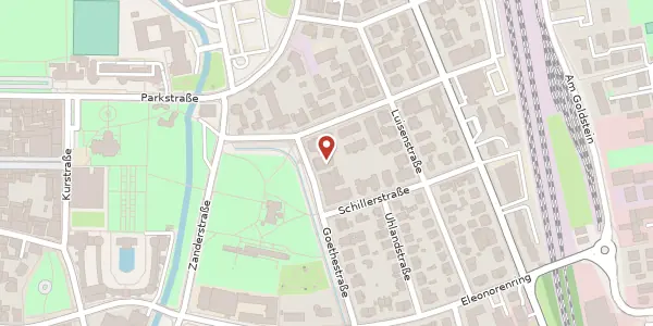 Karte der Umgebung von Goethestr. 2, 61231 Bad Nauheim