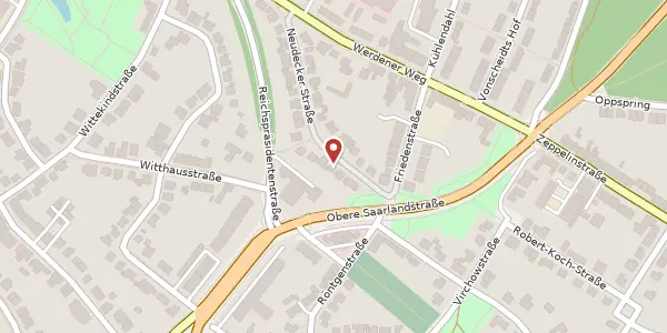 Karte der Umgebung von Neudecker Str. 40, 45470 Mülheim an der Ruhr