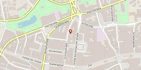 Karte der Umgebung von Schillerstr. 26, 60313 Frankfurt