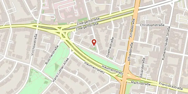 Karte der Umgebung von Kortumstr. 56, 45130 Essen