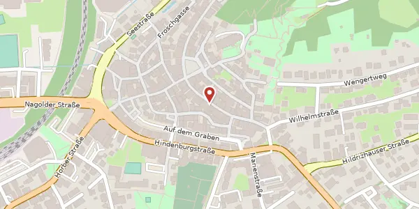 Karte der Umgebung von Tübinger Straße 12, 71083 Herrenberg
