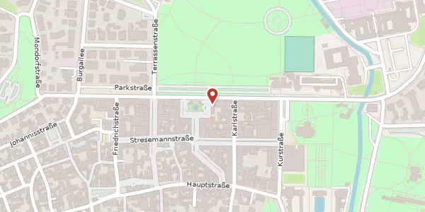Karte der Umgebung von Aliceplatz 1, 61231 Bad Nauheim
