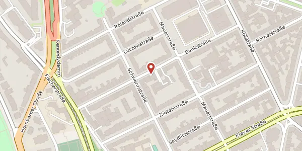 Karte der Umgebung von Bankstr. 47, 40476 Düsseldorf