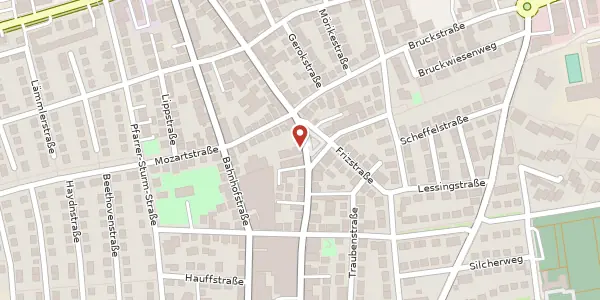 Karte der Umgebung von Cannstatter Straße 81, 70734 Fellbach