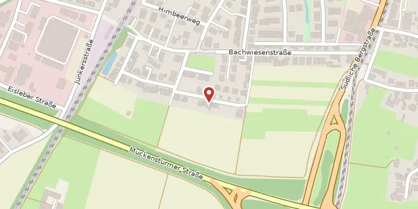 Karte der Umgebung von Sanddornweg 24, 69469 Weinheim