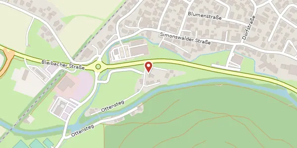 Karte der Umgebung von Ottensteg 7, 79261 Gutach im Breisgau