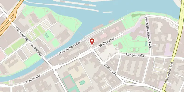 Karte der Umgebung von Inselstraße 6, 10179 Berlin