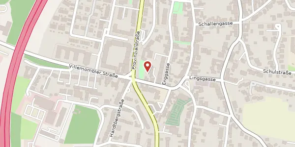 Karte der Umgebung von Villemombler Str. 185, 53127 Bonn