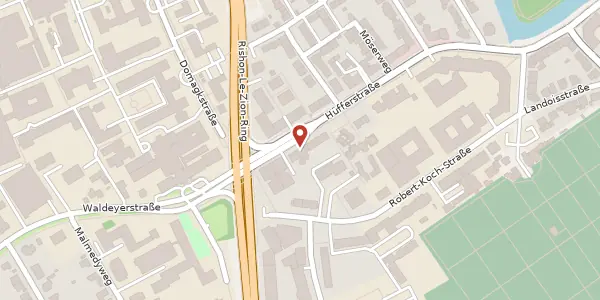 Karte der Umgebung von Hüfferstr. 69, 48149 Münster