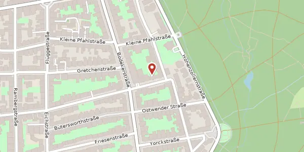 Karte der Umgebung von Fundstraße 1 B, 30161 Hannover