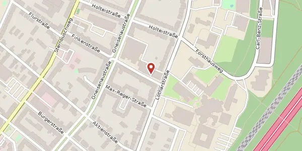 Karte der Umgebung von Finkenstr. 61, 47057 Duisburg