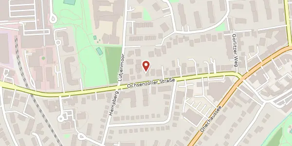 Karte der Umgebung von Ochsenzoller Straße 179, 22848 Norderstedt