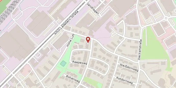 Karte der Umgebung von Ellerbrocks Feld 2 b, 33617 Bielefeld