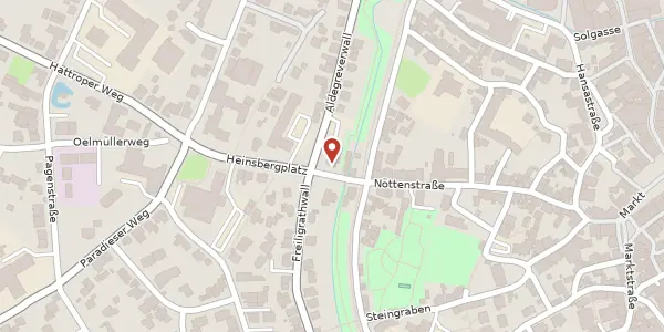 Karte der Umgebung von Nöttentor 4, 59494 Soest