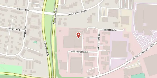 Karte der Umgebung von Kocherstraße 2, 38120 Braunschweig