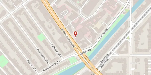 Karte der Umgebung von Hoheluftchaussee 18, 20253 Hamburg