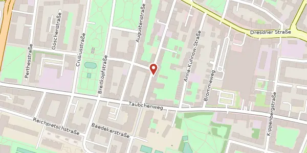 Karte der Umgebung von Heinrichstraße 29, 04317 Leipzig