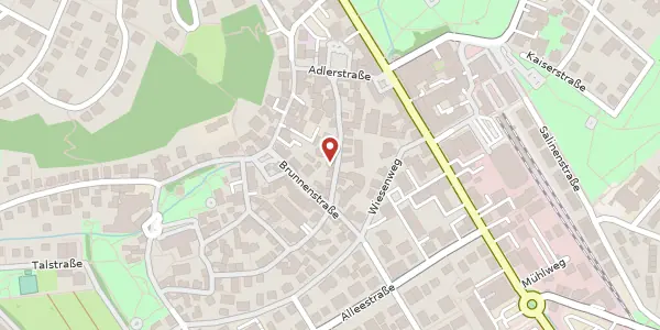 Karte der Umgebung von Clausstraße 14, 65812 Bad Soden