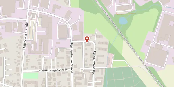 Karte der Umgebung von Gleiwitzer Str. 4, 33605 Bielefeld
