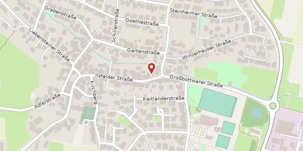 Karte der Umgebung von Ilsfelder Straße 39, 74354 Besigheim