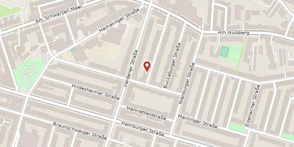 Karte der Umgebung von Mindener Str. 51, 28205 Bremen