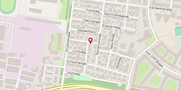 Karte der Umgebung von Längsweg 1, 80939 München