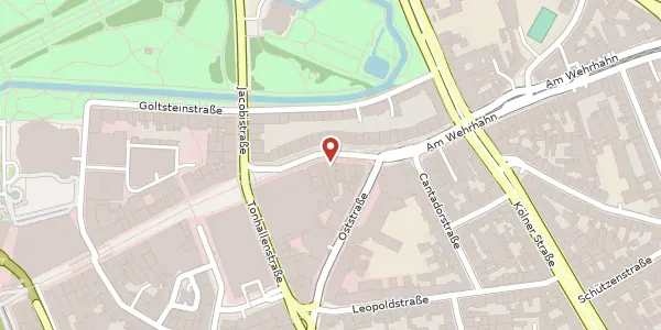 Karte der Umgebung von Am Wehrhahn 17, 40211 Düsseldorf