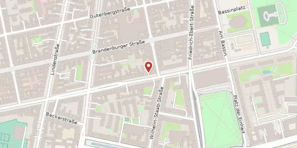 Karte der Umgebung von Charlottenstr. 95, 14467 Potsdam