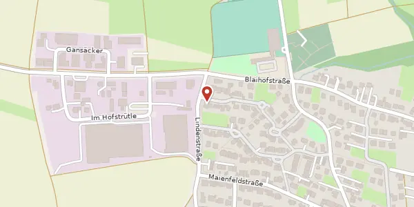 Karte der Umgebung von Lauswiesenweg 2, 72074 Tübingen
