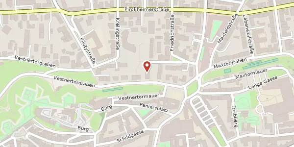 Karte der Umgebung von Vestnertorgraben 47, 90408 Nürnberg
