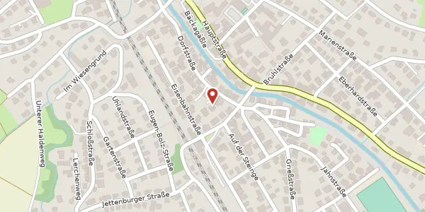 Karte der Umgebung von Dorfstraße 32/1, 72827 Wannweil