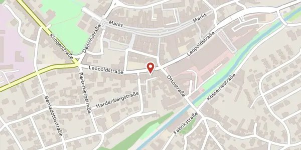Karte der Umgebung von Leopoldstr. 24-26, 95615 Marktredwitz