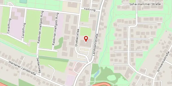 Karte der Umgebung von Quebecallee 6, 49090 Osnabrück
