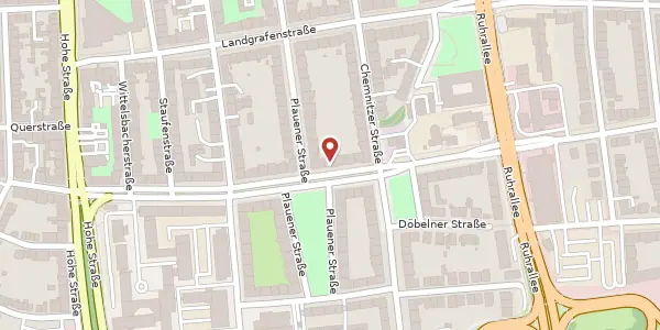 Karte der Umgebung von Markgrafenstr. 133, 44139 Dortmund
