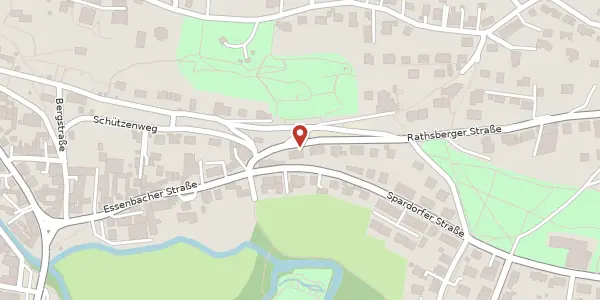 Karte der Umgebung von Rathsberger Straße 6, 91054 Erlangen