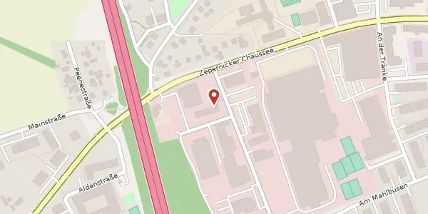 Karte der Umgebung von Zepernicker Chaussee 43/45/47, 16321 Bernau bei Berlin