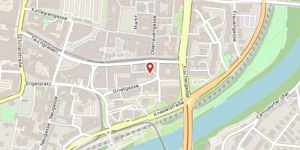 Karte der Umgebung von Teutonengasse 03, 07743 Jena