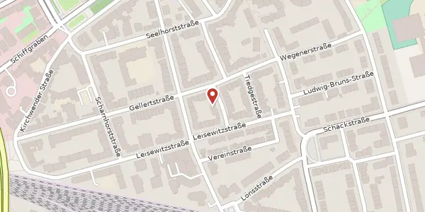 Karte der Umgebung von Holteistraße 2, 30175 Hannover