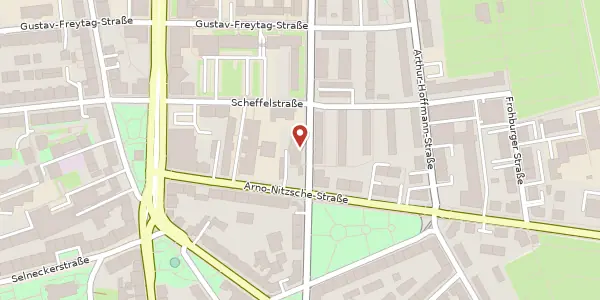 Karte der Umgebung von Bernhard-Göring-Straße 152, 04277 Leipzig