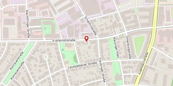 Karte der Umgebung von Kistlerhofstr. 119, 81379 München