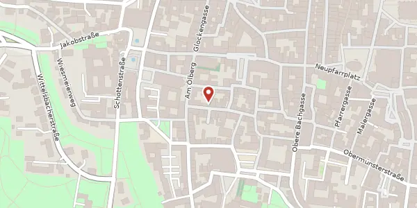 Karte der Umgebung von Silberne Fischgasse 12, 93047 Regensburg