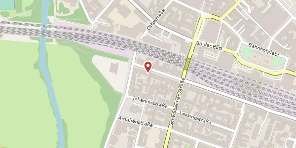 Karte der Umgebung von Karolinenstraße 6, 90763 Fürth
