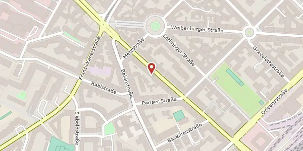 Karte der Umgebung von Rosenheimer Str. 78, 81669 München