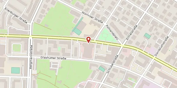 Karte der Umgebung von Schandauer Straße 34, 01309 Dresden