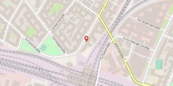 Karte der Umgebung von Neue Bahnhofstraße 2, 10245 Berlin
