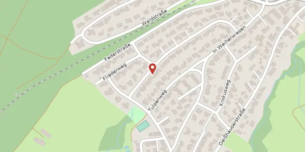 Karte der Umgebung von Rosenstraße 31, 72116 Mössingen