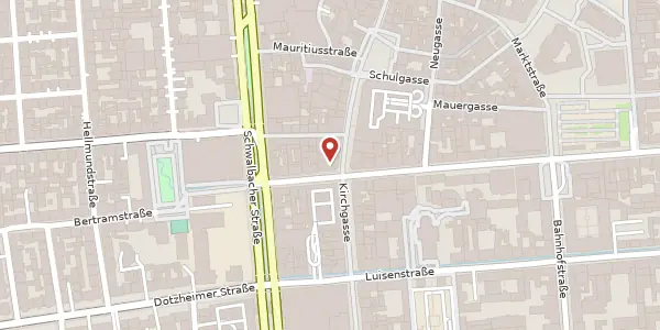 Karte der Umgebung von Friedrichstr. 51, 65185 Wiesbaden