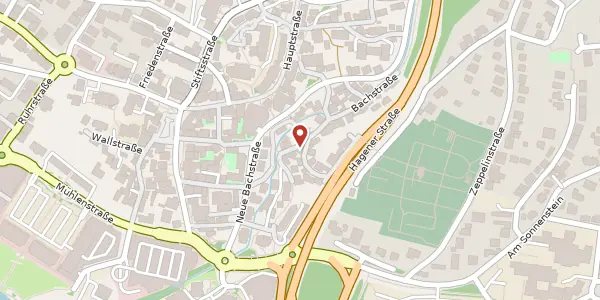 Karte der Umgebung von Bachstr. 6, 58313 Herdecke