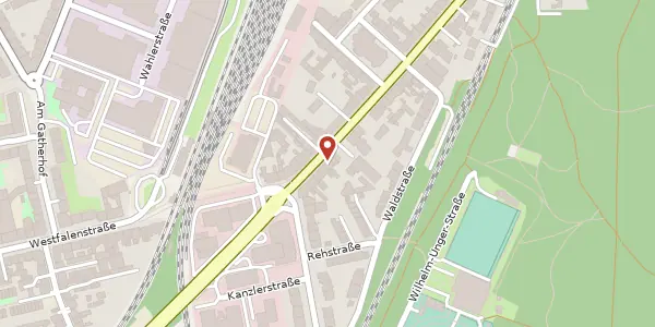 Karte der Umgebung von Oberrather Str. 25, 40472 Düsseldorf