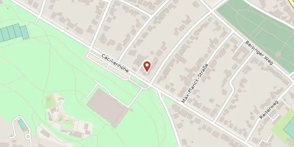 Karte der Umgebung von Cäcilienhöhe 100, 45657 Recklinghausen